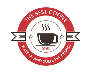 coffee shop logotype icon
