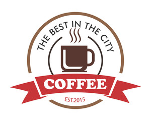 coffee shop logotype icon