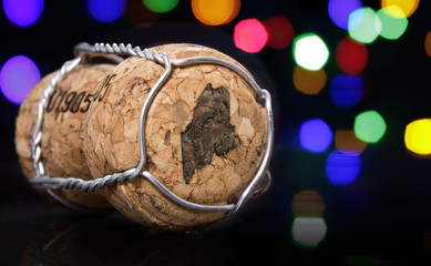 Cork with the shape of Maine burnt in.(series)