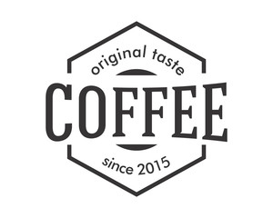 cafe shop logotype icon