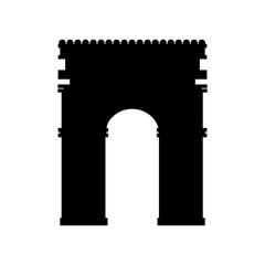 triumph arch isolated icon vector illustration design