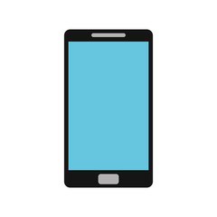 smartphone technology line icon vector illustration design