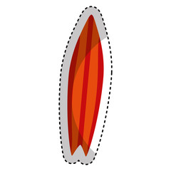 surf board isolated icon vector illustration design