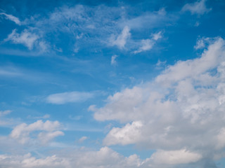 Blue sky with cloud