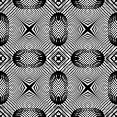 Design seamless monochrome grid pattern