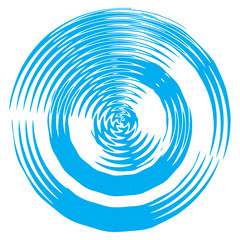 circle waves abstract background