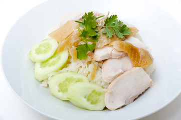 Hainanese chicken rice