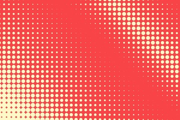 Abstract creative concept vector comics pop art style blank layout template with clouds beams and isolated dots pattern on background. For sale banner, empty bubble, illustration comic book design