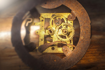 old clock mechanism