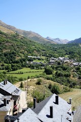 Fototapeta na wymiar villages of Erill la Vall, Boi and Taull, Catalan Pyrenees
