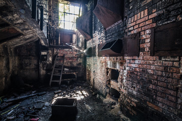 verfallene fabrik giesserei