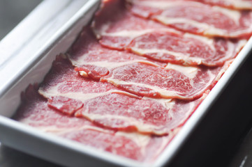 sliced beef,beef or raw beef