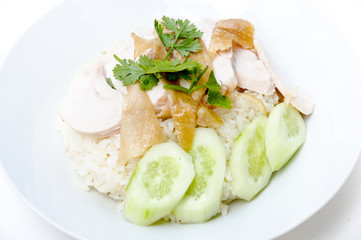 Hainanese chicken rice