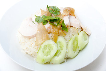 Hainanese chicken rice