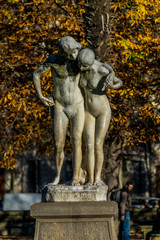 Fototapeta premium Nîmes touristique, jardin de la fontaine.