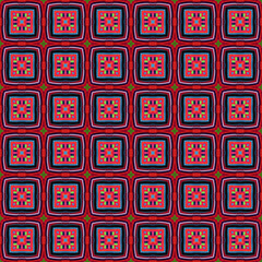 Abstract kaleidoscope or endless pattern.