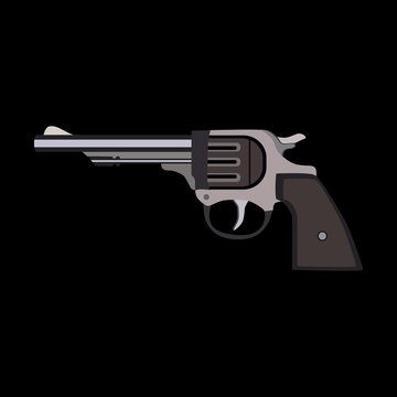 revolver flat icon