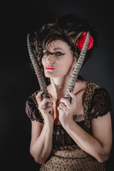 Je suis Amy , et j'ai des cornes d'antiloppe ...