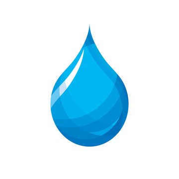 Water drop - vector business logo template concept illustration. Abstract creative sign. Design element.