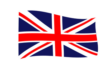 Obraz na płótnie Canvas National flag England.