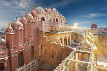 Hawa Mahal, le Palais des Vents, Jaipur, Rajasthan, Inde