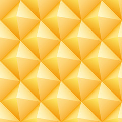 Yellow triangles seamless pattern