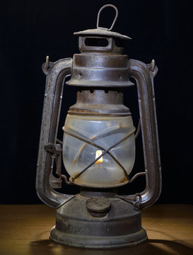 the kerosene lamp