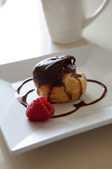 Cream Puff and Coffee