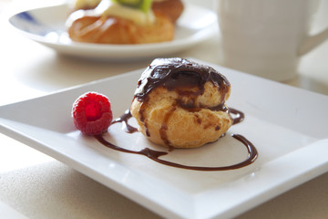 Chocolate Cream Puff