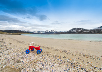 Coast of the Norwegian Sea.Tromso