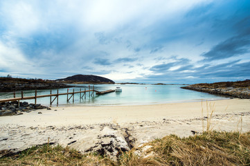 Coast of the Norwegian Sea.Tromso