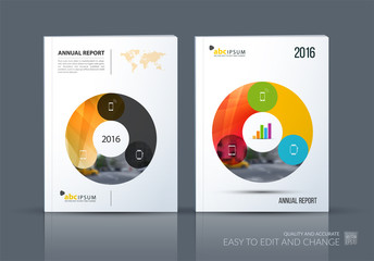 Business vector. Brochure template layout, cover design annual r
