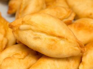 cakes fried in a pan