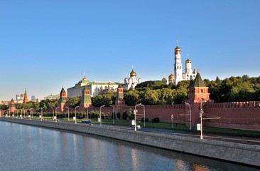 Kremlin and Moscow river.