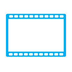 movie icon on white background. movie icon sign.