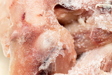 Fototapeta premium frozen chicken as a background