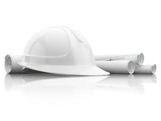 safety helmet of the builder