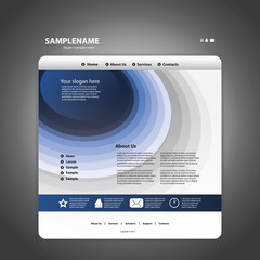 Fototapeta premium Website Template