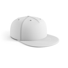 white empty baseball cap