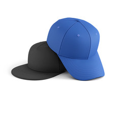 baseball cap and snapback mock up