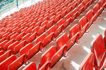 Naklejka premium Stadium seats.