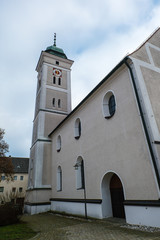 Fototapeta na wymiar Stadtkirche in Pfreimd