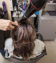 hair dryer hair dryer in a beauty salon