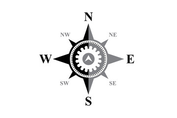 Siyah Pusula, Beyaz Zemin Üzerinde 