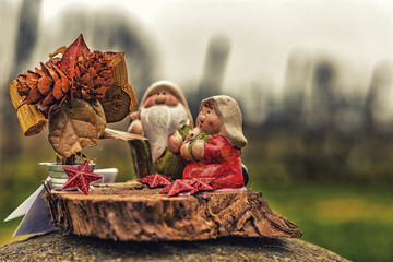vivid colors of Christmas Nativity scene - obrazy, fototapety, plakaty