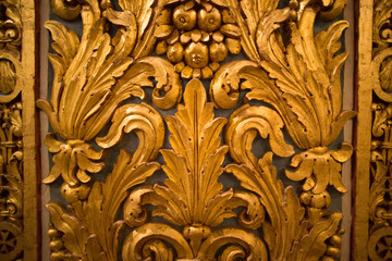 Old decoration in gold