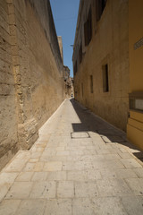Fototapeta na wymiar Old street in Malta