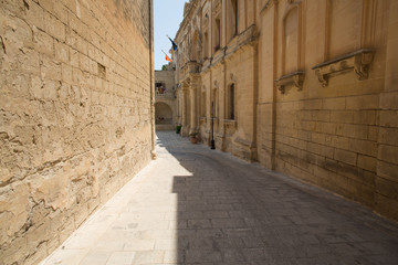Obraz premium Old street in Malta