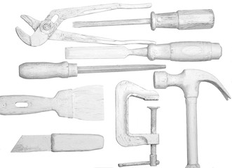 tool on a white background