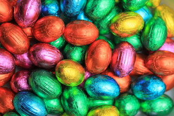 Chocolate easter eggs